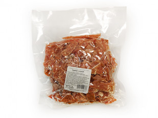 Рыцарское мясо олень: Курица вяленая (строганина)