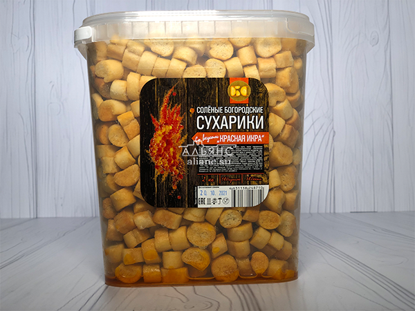 Сухарики с красной икрой в Рубцовске