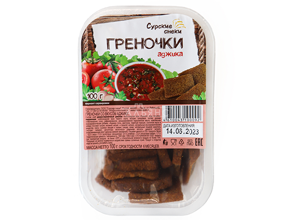 Сурские гренки с Аджикой (100 гр) в Рубцовске