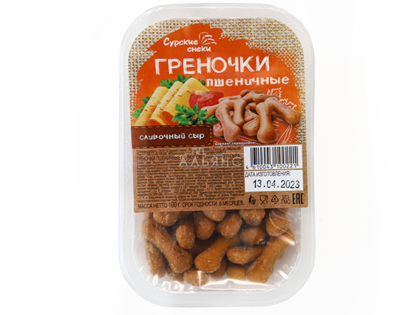 Сурские (ПШЕНИЧНЫЕ) Сливочный сыр (100 гр) в Рубцовске