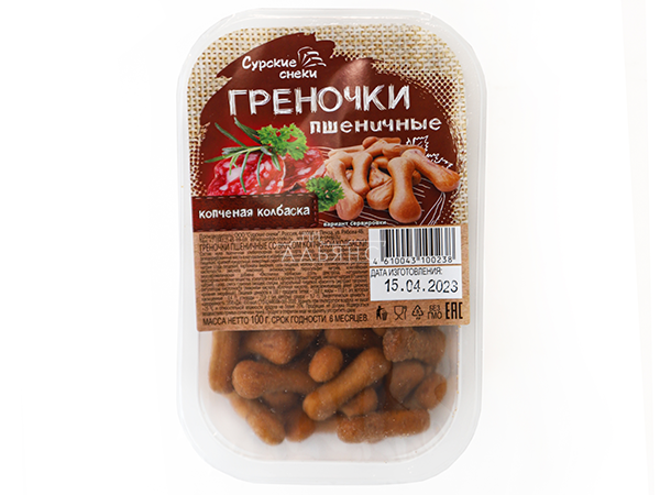 Сурские (ПШЕНИЧНЫЕ) Копченая колбаска (100 гр) в Рубцовске