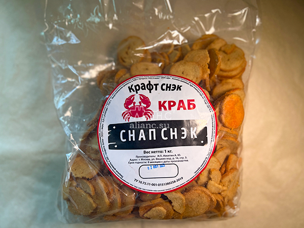 Снапсы ПШЕНИЧНЫЕ "Краб" в Рубцовске