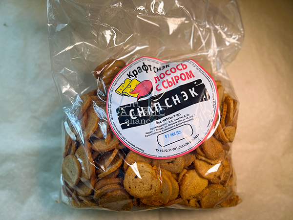 Снапсы ПШЕНИЧНЫЕ "Лосось с сыром" в Рубцовске
