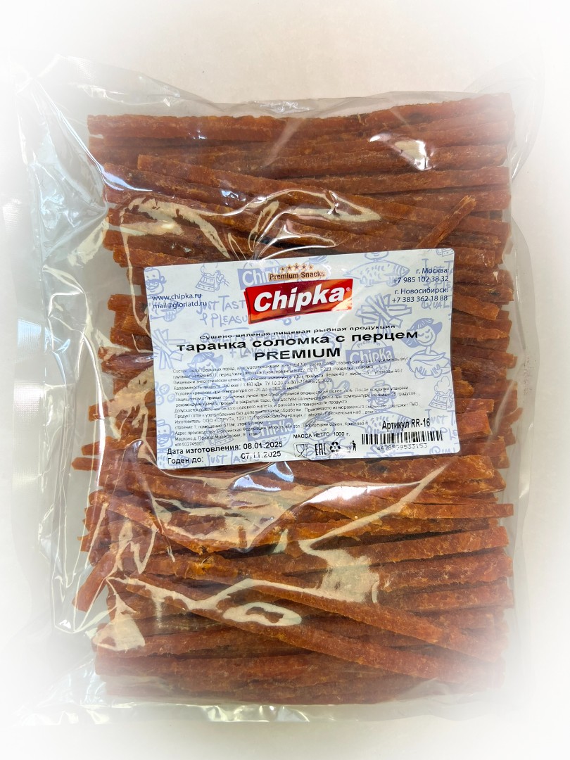 Таранка с перцем (соломка) (Chipka ПРЕМИУМ) в Рубцовске