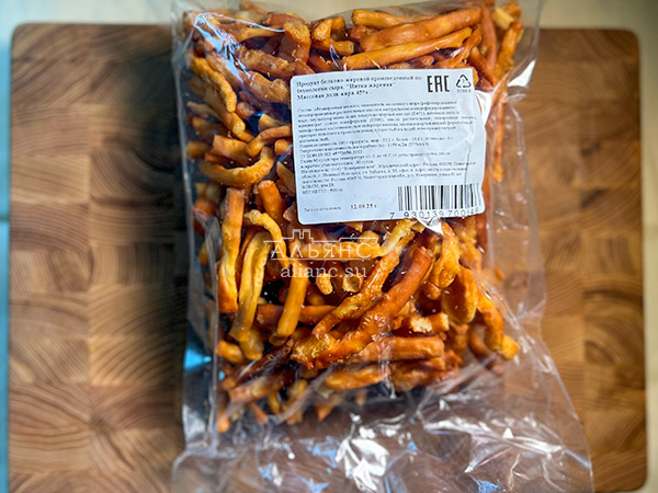 Нитка ЖАРЕНАЯ  Oktobersnack1 кг (сырный продукт) в Рубцовске