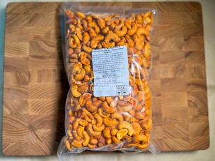 Кальмар стружка со вкусом краба (розовая): Кешью 