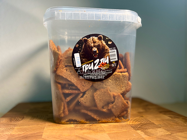 Ведро Ржаные гренки со вкусом Крылышки Барбекю (1 кг) в Рубцовске