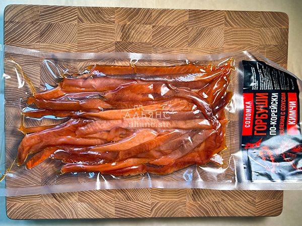 Горбуша соломка по-корейски в Рубцовске