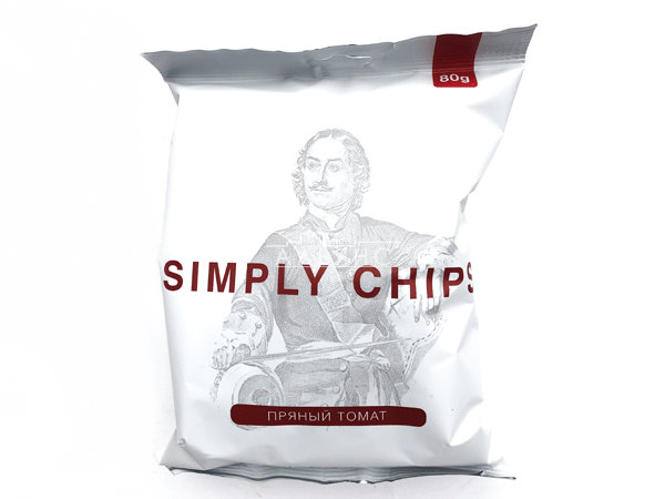 Картофельные чипсы "Simple chips" Пряный томат 80 гр. в Рубцовске